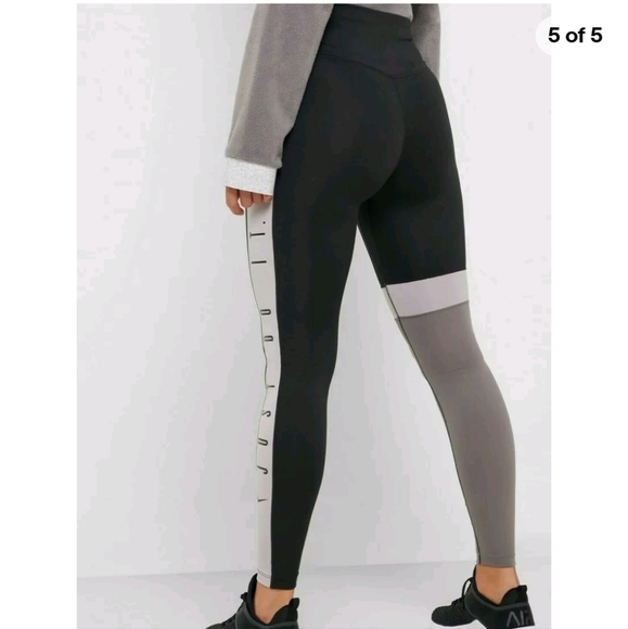 Nike Women's One Running Black Combo Gray Tights Small - Picture 7 of 7